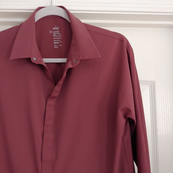 Aday Something Cool Button Down Breathable Quality Layering Top S Business - Picture 3 of 12